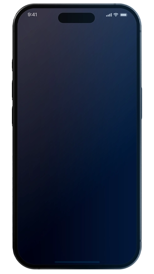 Interfaccia di trading mobile di Trama Profitex